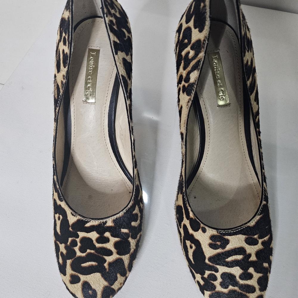 Louise et Cie Leopard Print Heels
